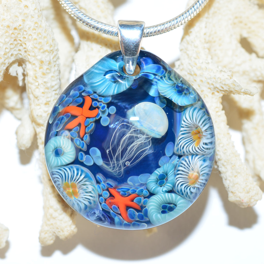 Jellyfish Tidal Pool Necklace