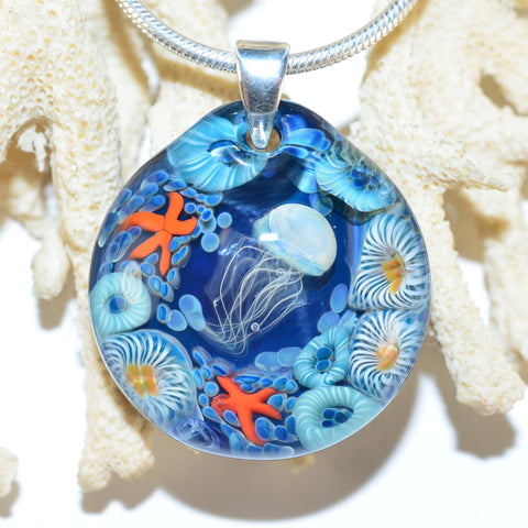 Jellyfish Tidal Pool Necklace