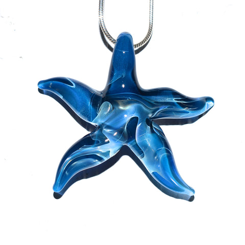 Glass Ocean Starfish Necklace