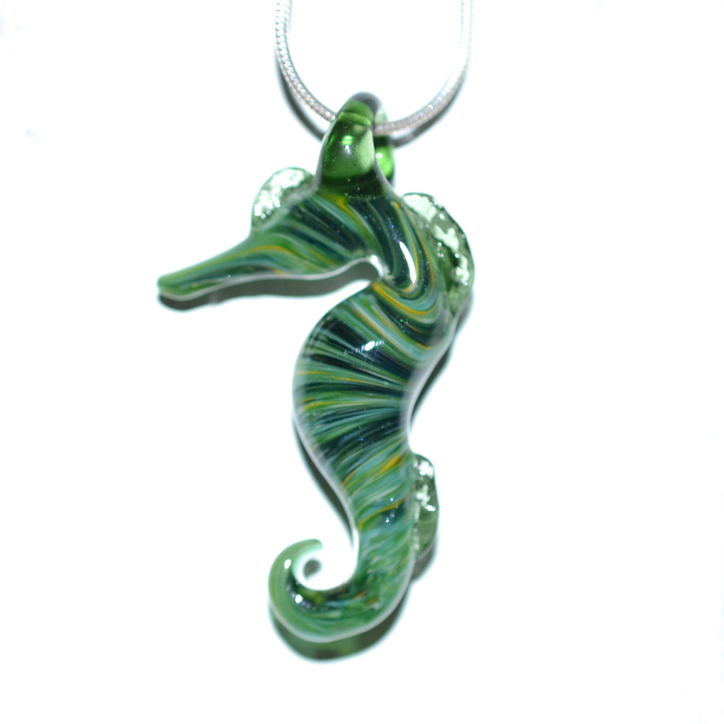 Glass Seahorse Necklace