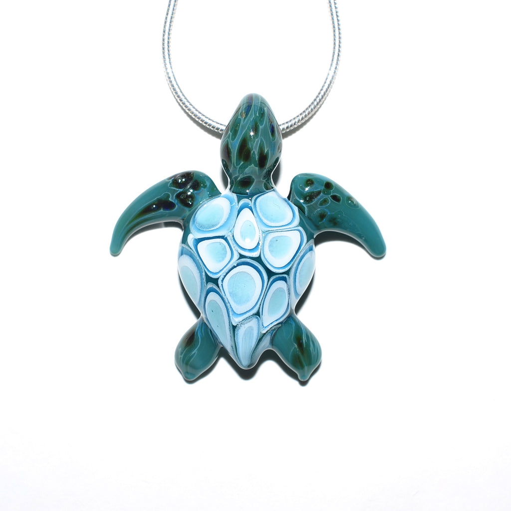 Glass Turtle Necklace