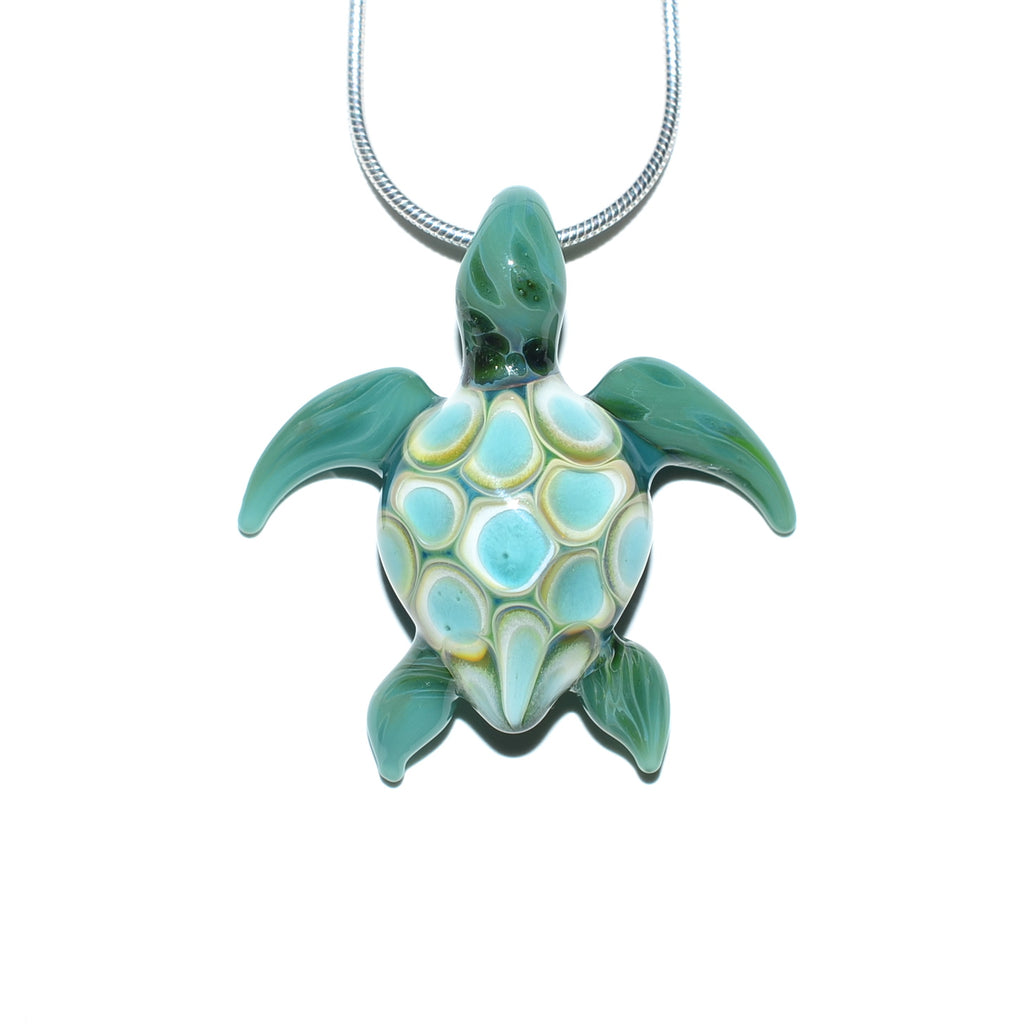 Glass Turtle Necklace