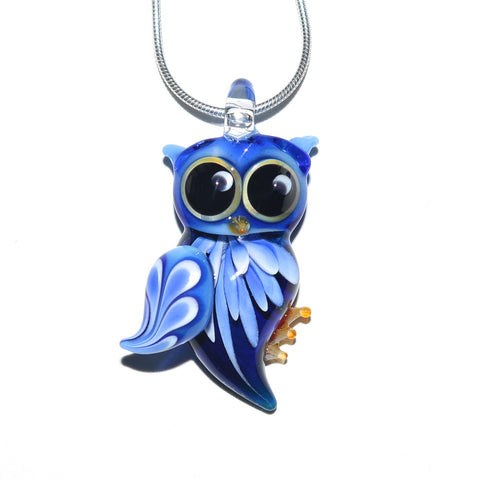 Glass Owl Necklace